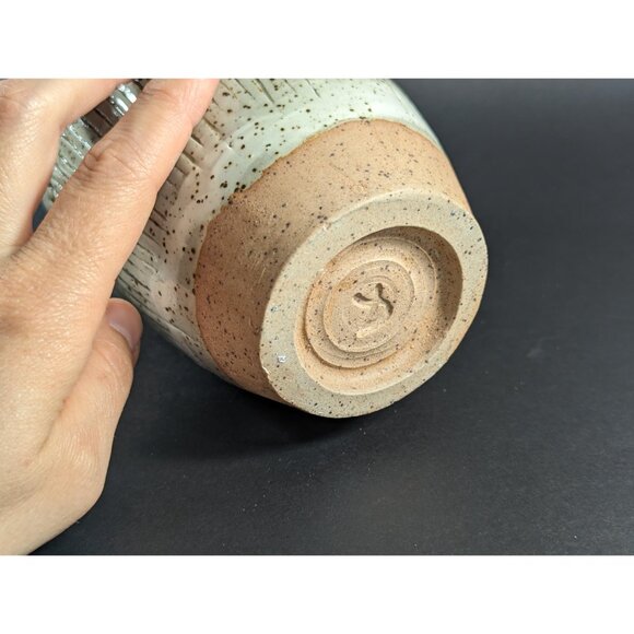 Handmade Ceramic lidded Gothic Kitchen Storage jar, Cemetery Gates pottery - Picture 10 of 10